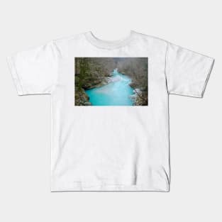 Nadiza River Near Napoleon Bridge Kids T-Shirt